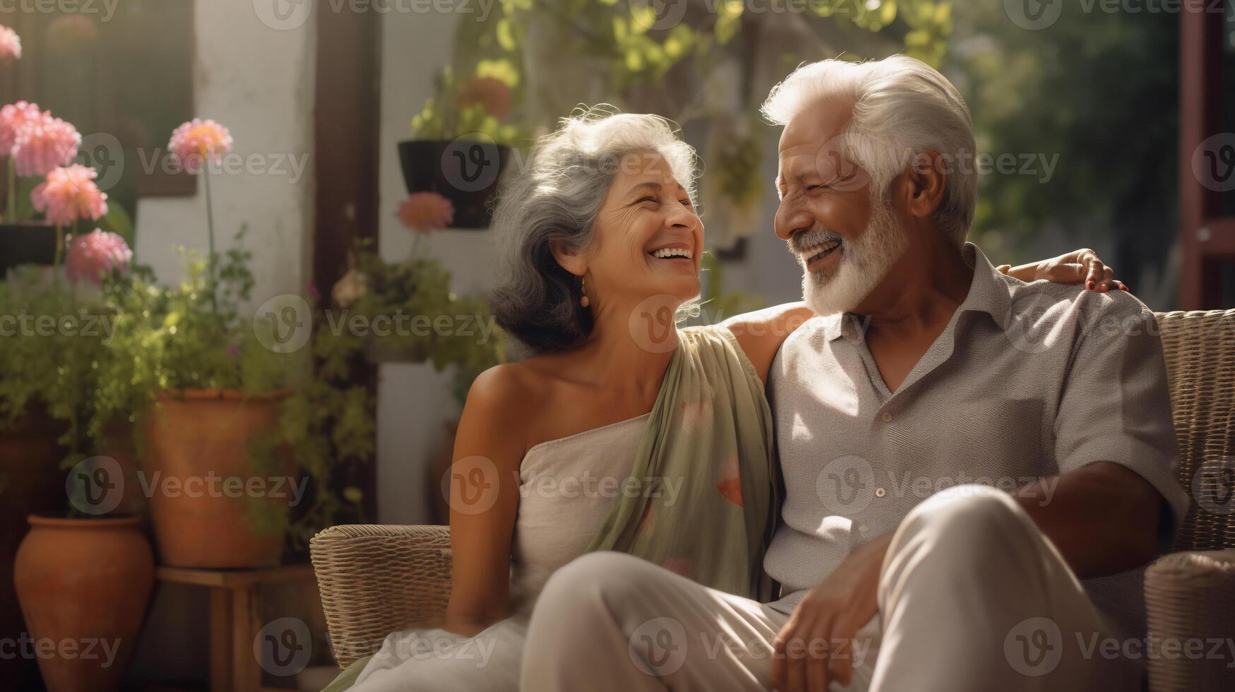 Elder couple - Happy Life - , image photo