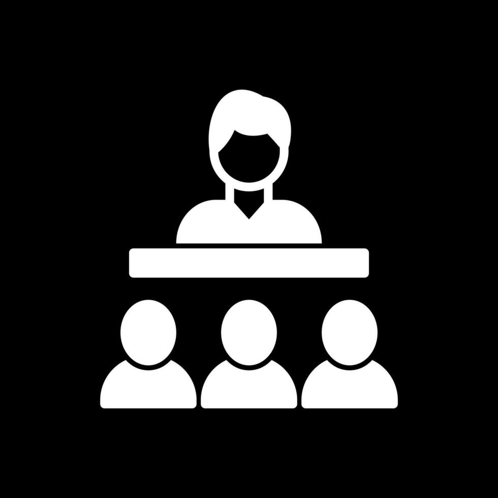 Seminar Vector Icon Design