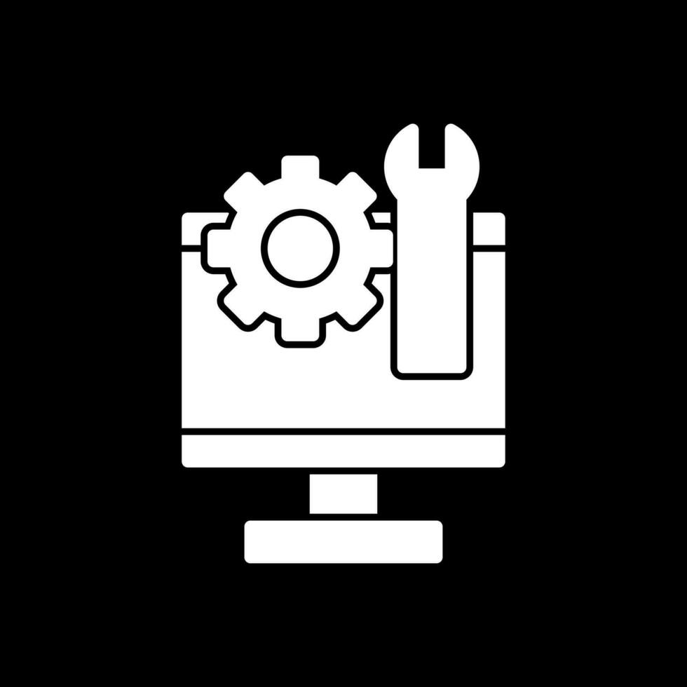 hardware reparar vector icono diseño