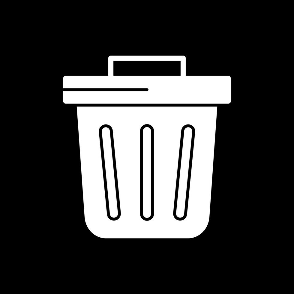 diseño de icono de vector de basura