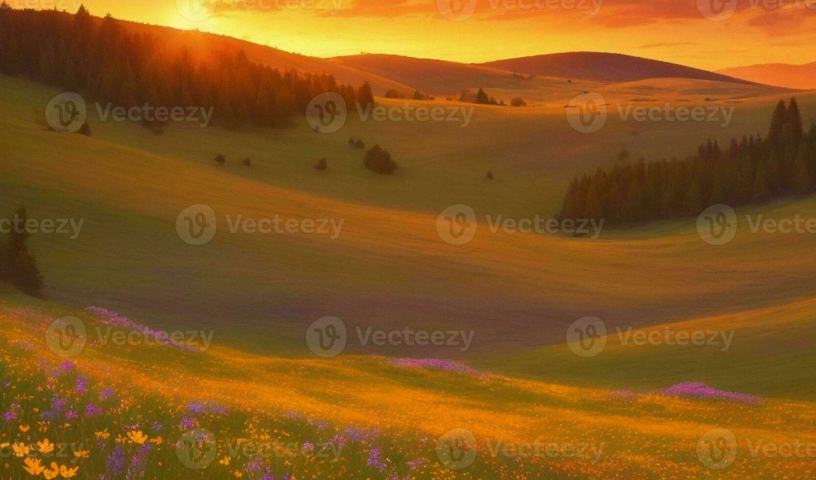 Sunset Nature background 30216740 Stock Photo at Vecteezy
