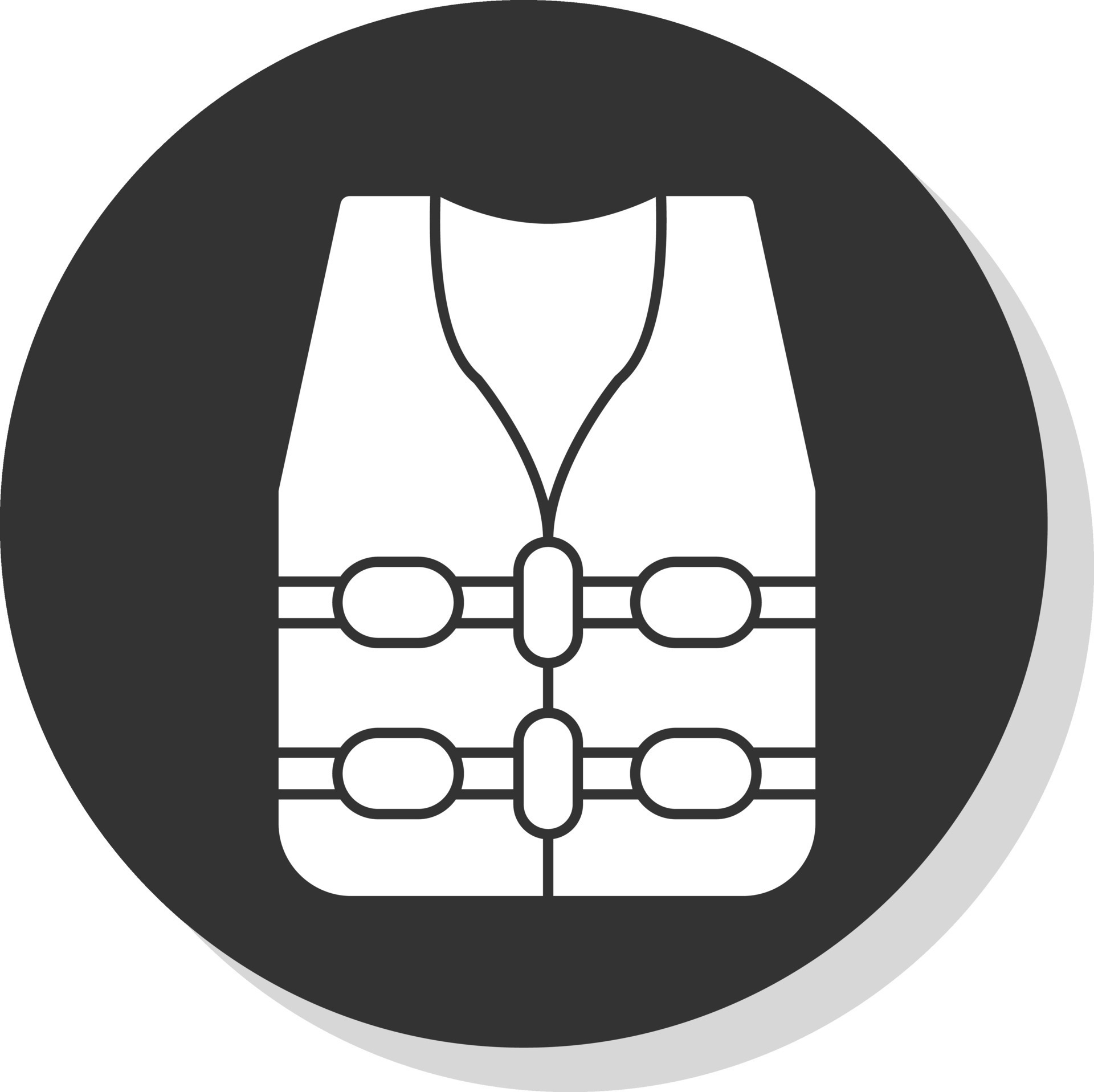 Life jacket Vector Icon Design 30217075 Vector Art at Vecteezy