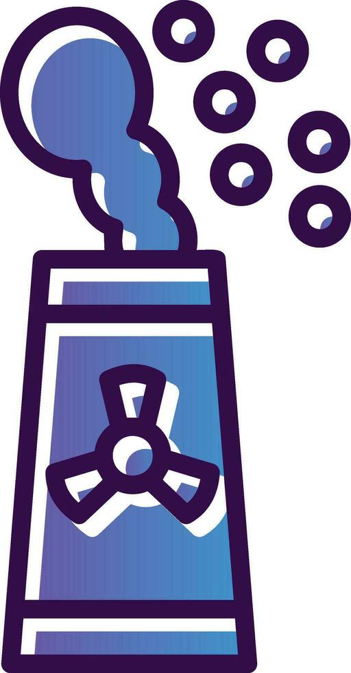 Nuclear energy Vector Icon Design