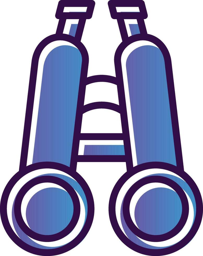 Binoculars Vector Icon Design