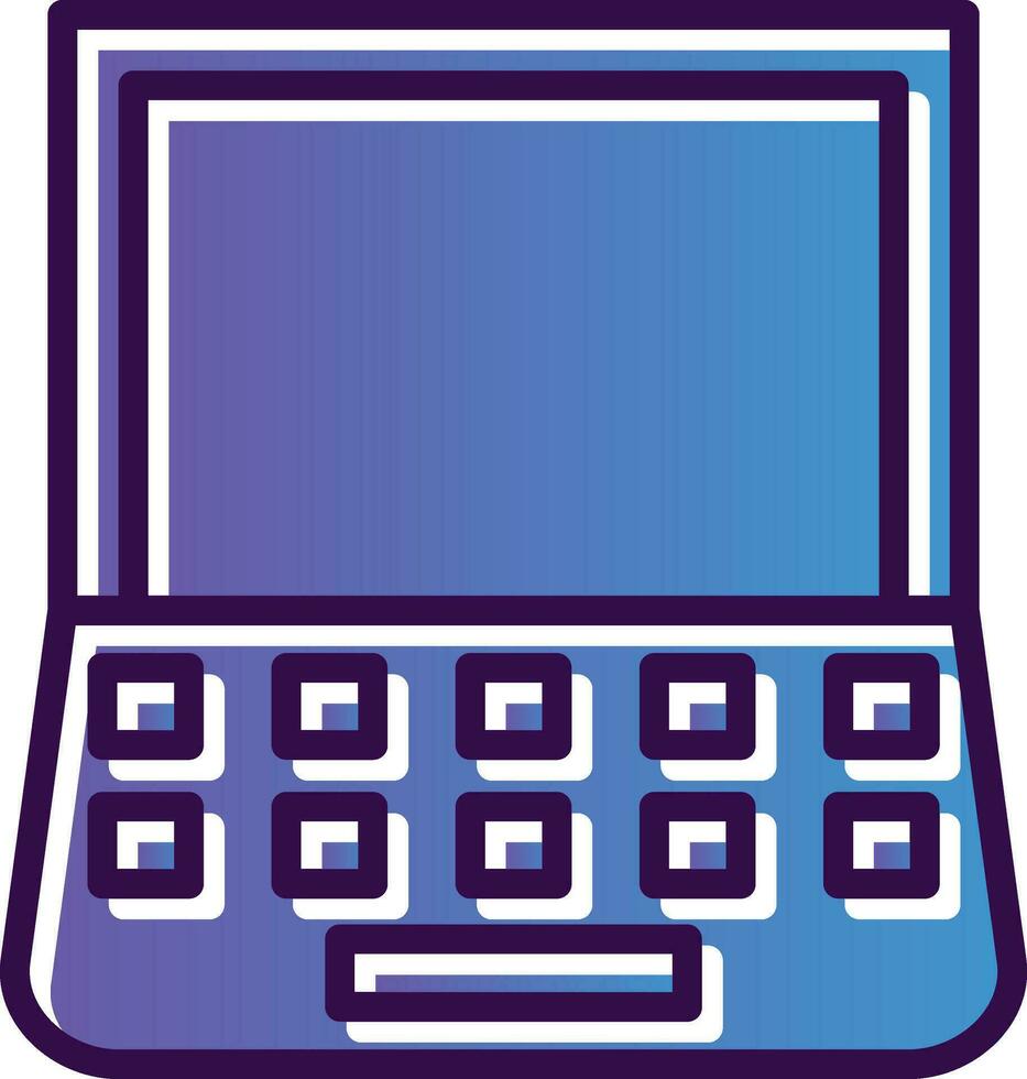 Laptop Vector Icon Design