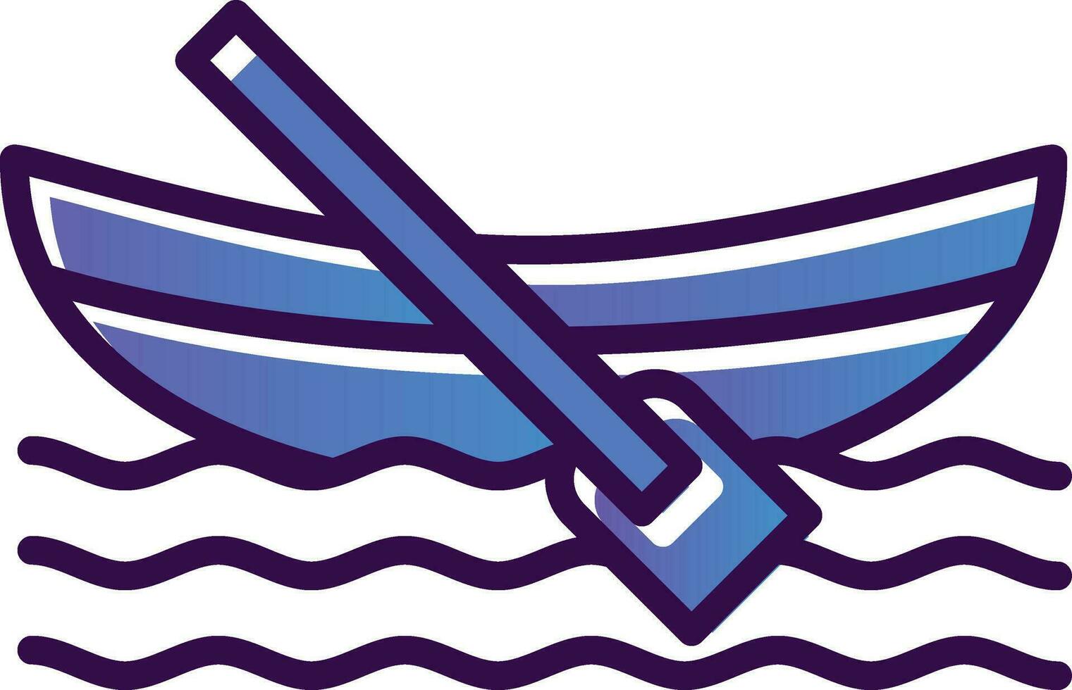 Dinghy Vector Icon Design