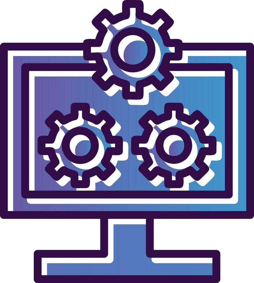 System Configuration Vector Icon Design