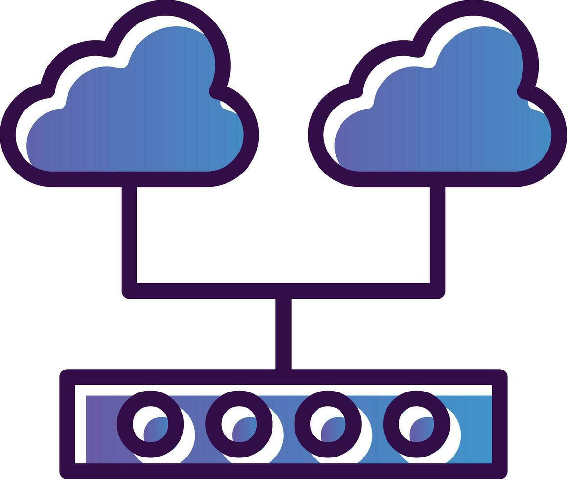 Cloud Support Vector Icon Design