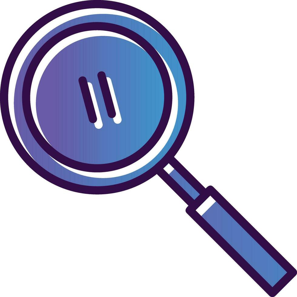 Magnifying glass Vector Icon Design