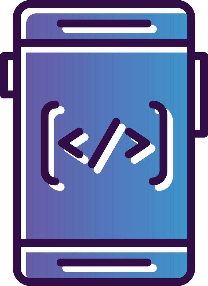 Coding Vector Icon Design