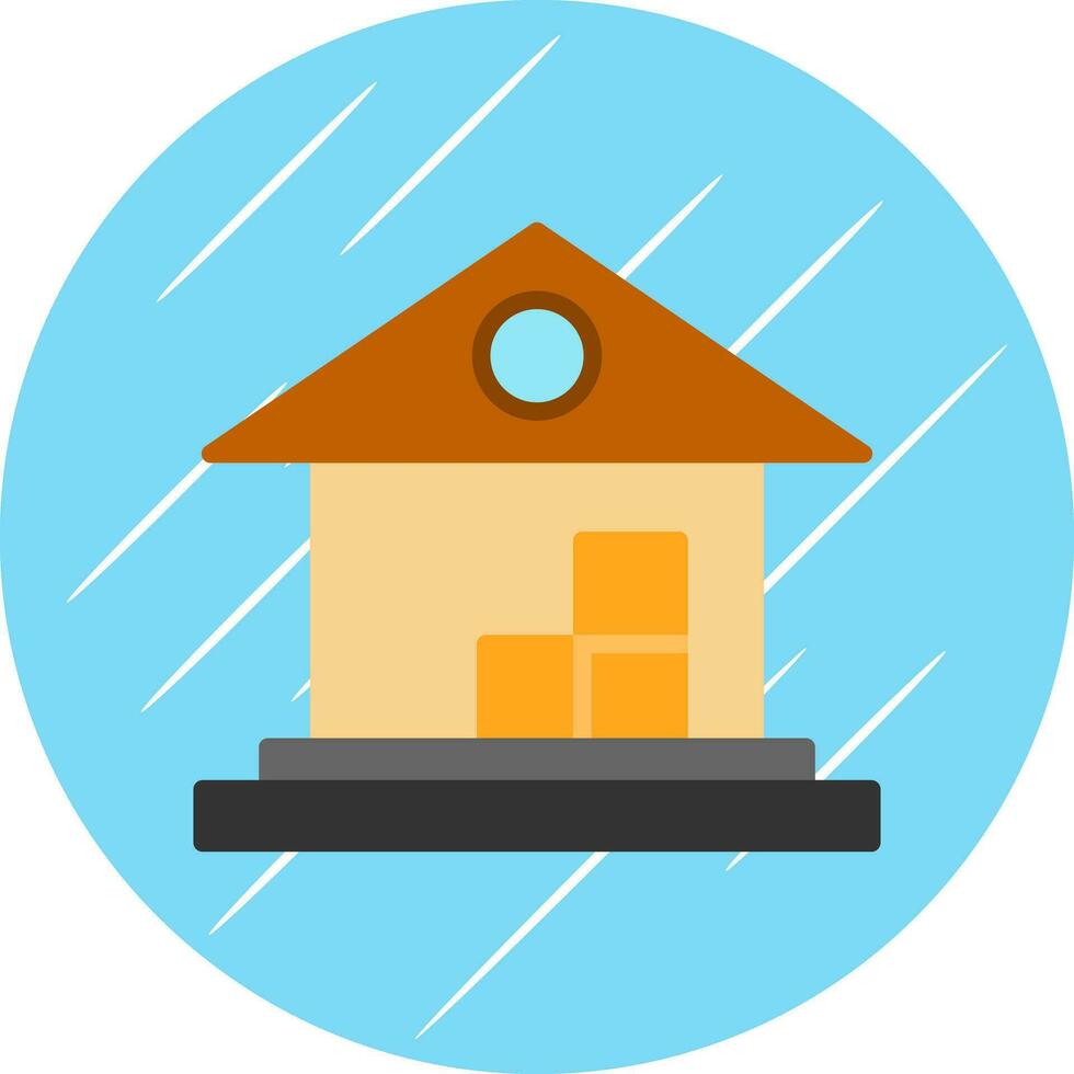 Cabin Vector Icon Design