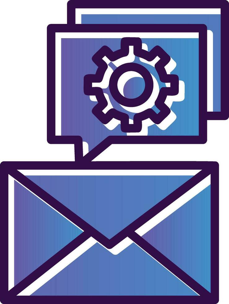Email Support Vector Icon Design