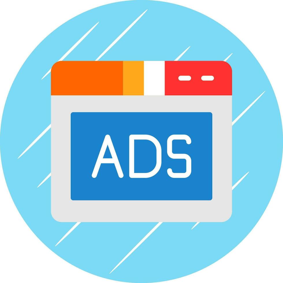Ads Vector Icon Design
