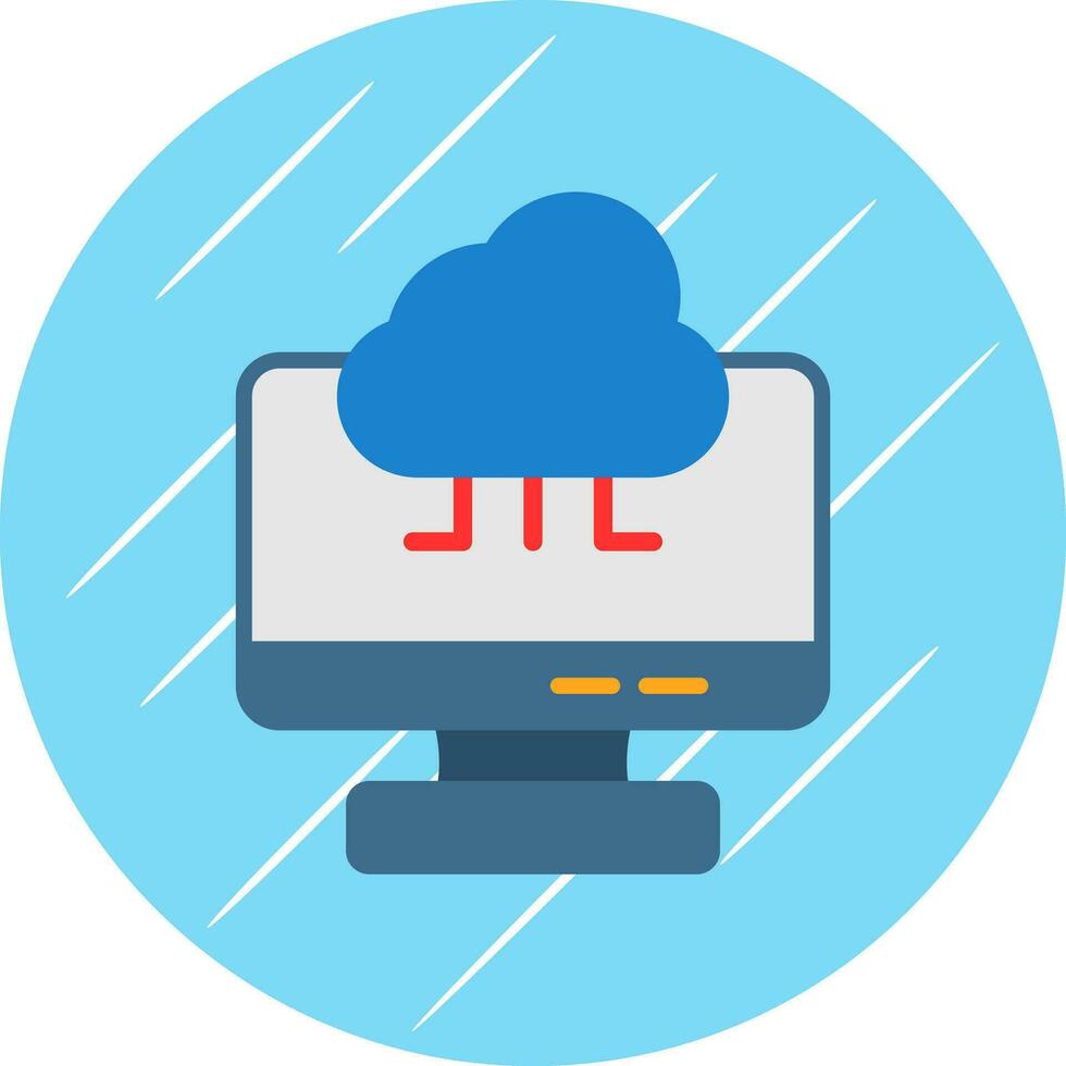 Cloud Computing Vector Icon Design