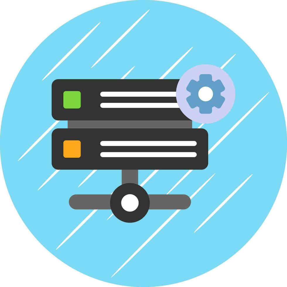 Hosting Vector Icon Design
