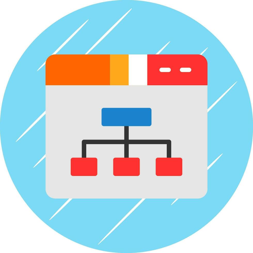 Sitemap Vector Icon Design