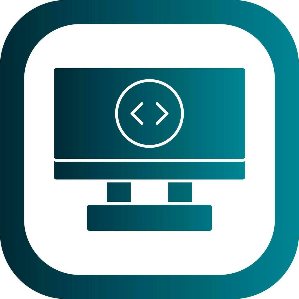 Remote Desktop Vector Icon Design