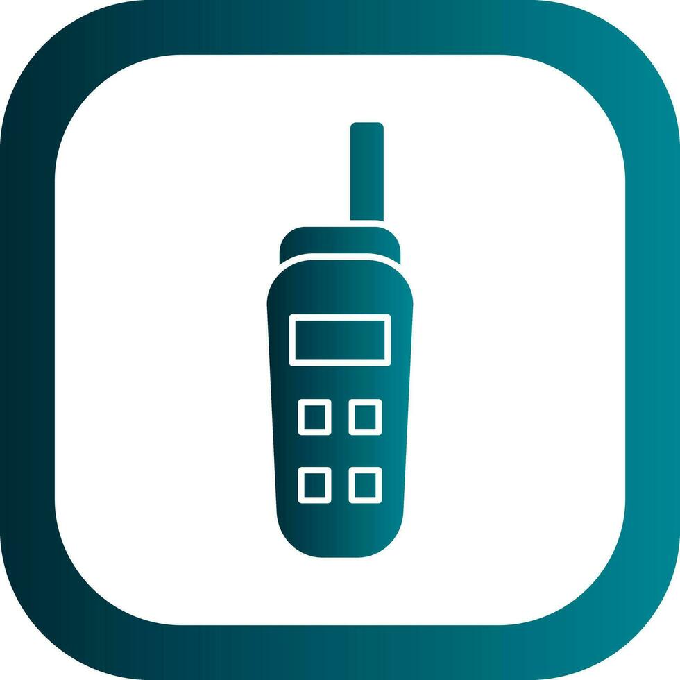 diseño de icono de vector de walkie talkie