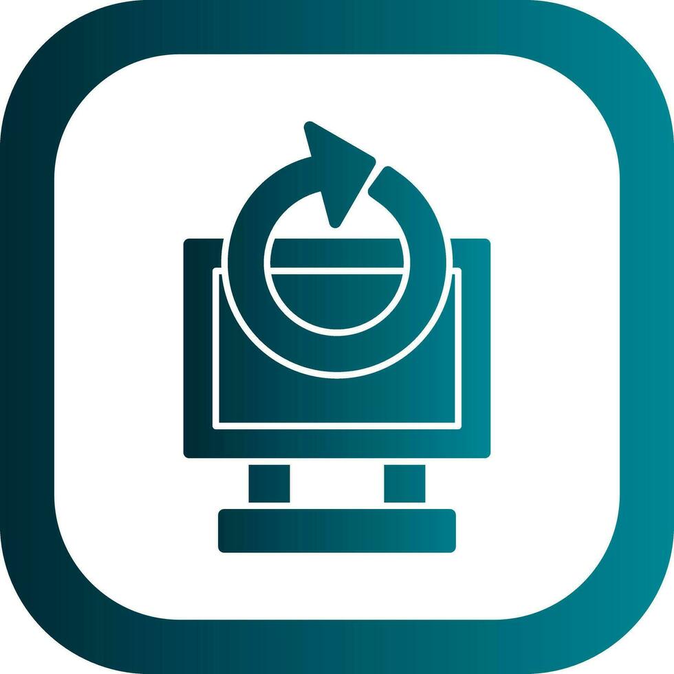 Data Recovery Vector Icon Design