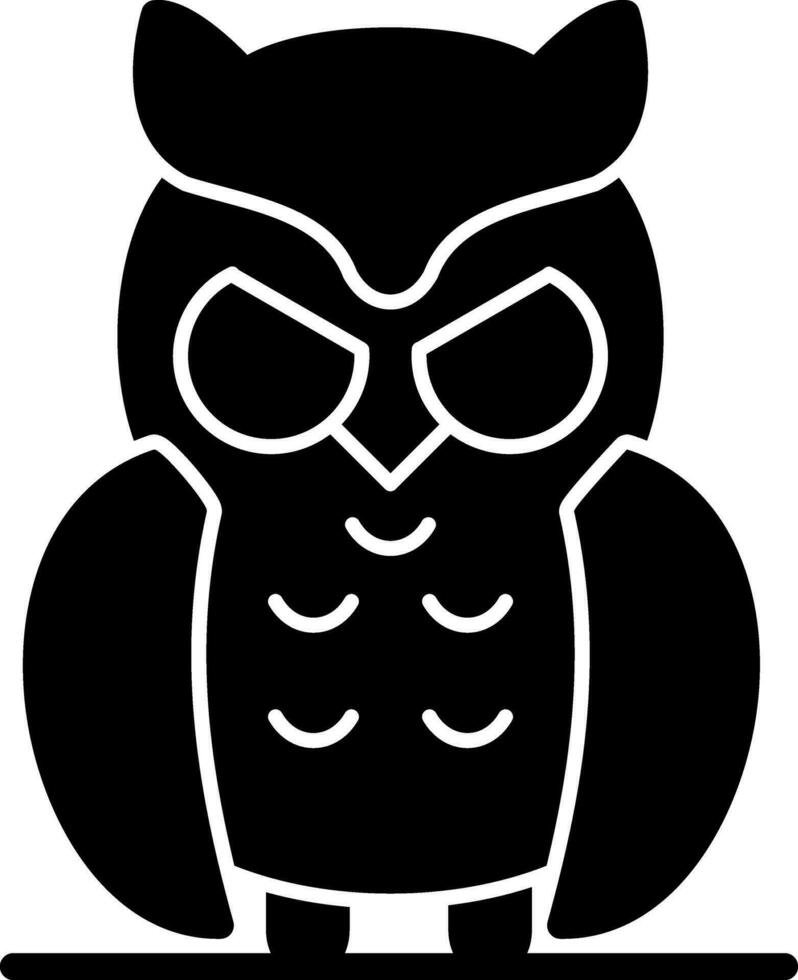 diseño de icono de vector de búho