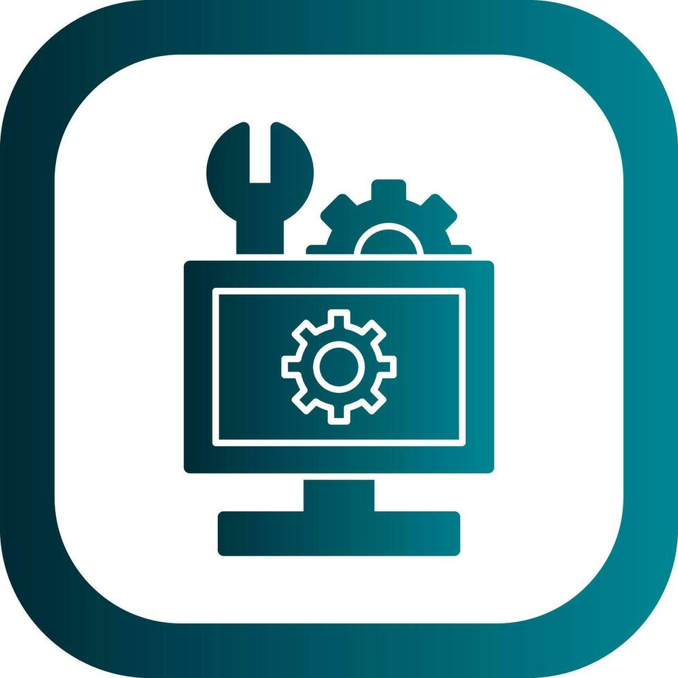 Hardware Troubleshooting Vector Icon Design