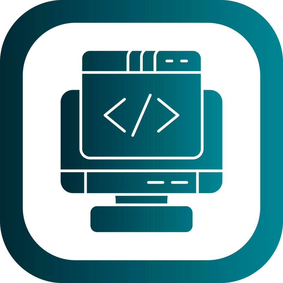 codificación vector icono diseño