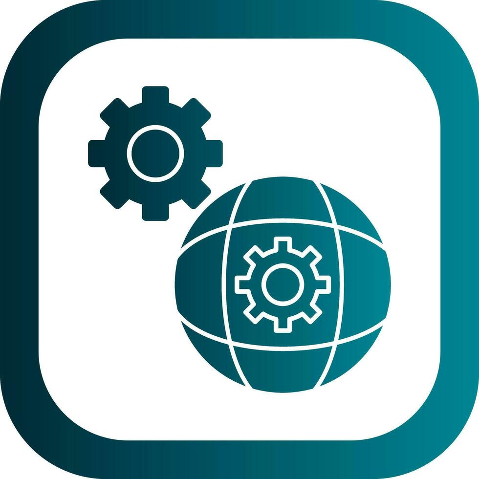 Network Settings Vector Icon Design