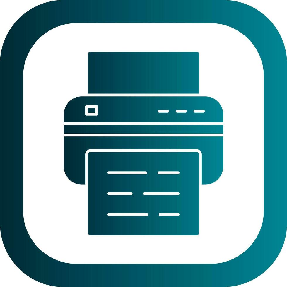 Printer Vector Icon Design