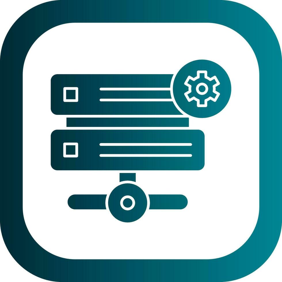 Hosting Vector Icon Design