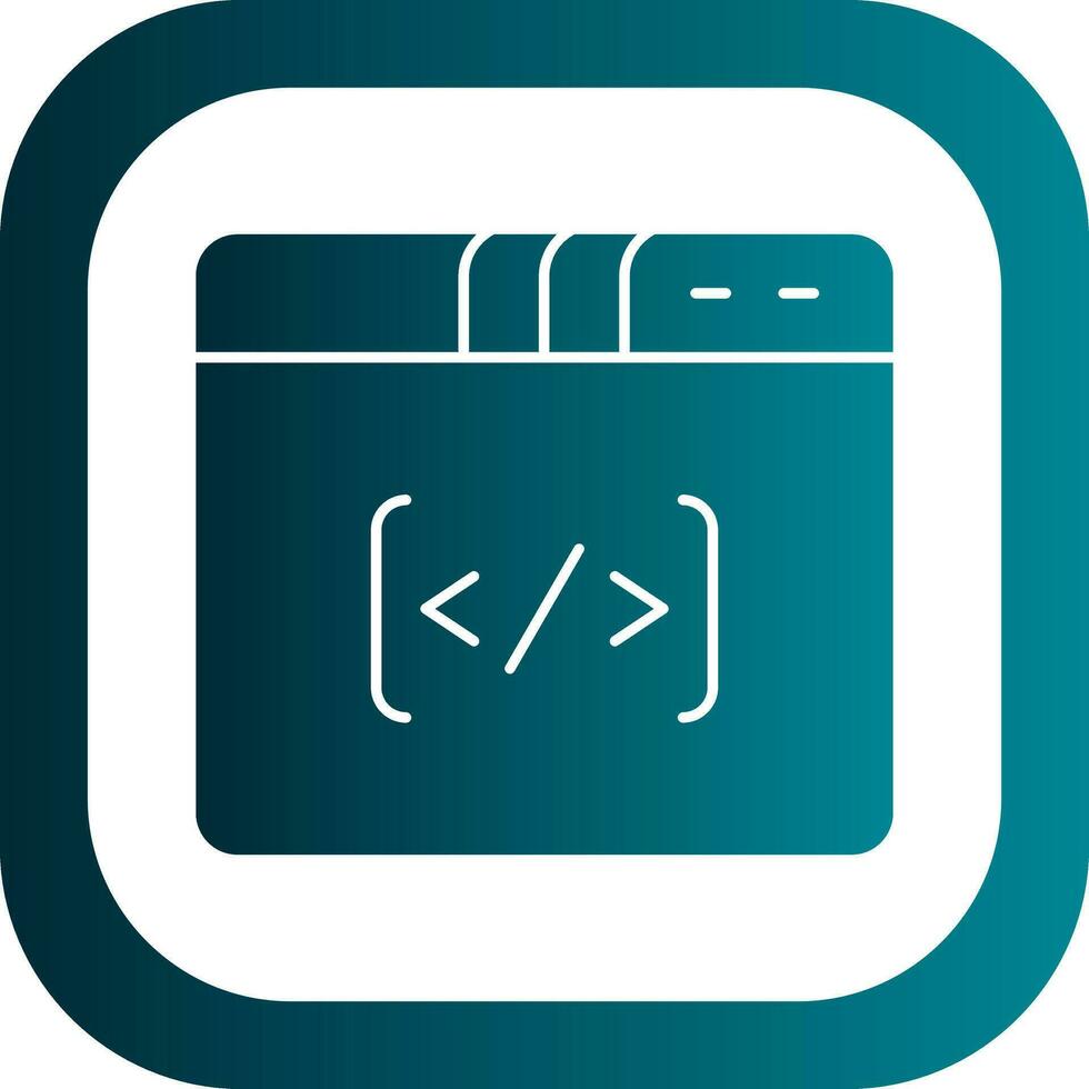 codificación vector icono diseño