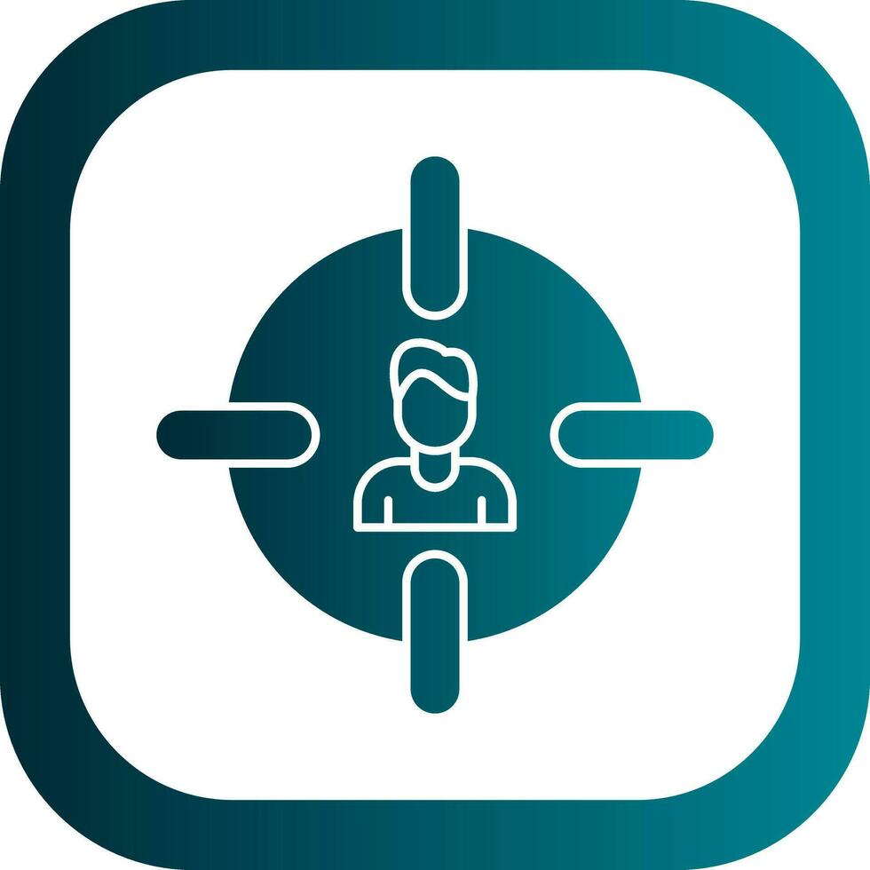 Target Audience Vector Icon Design