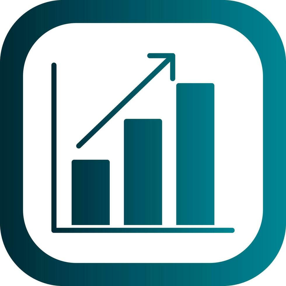 Bar chart Vector Icon Design