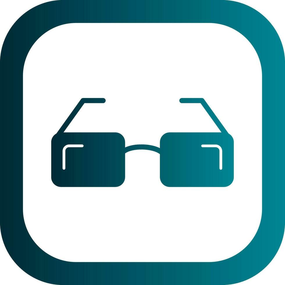 diseño de icono de vector de gafas