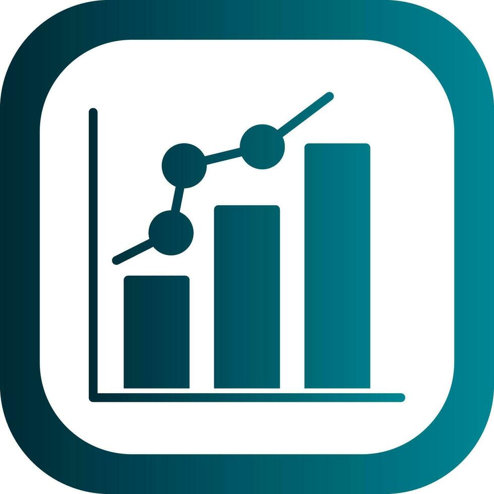 Bar chart Vector Icon Design