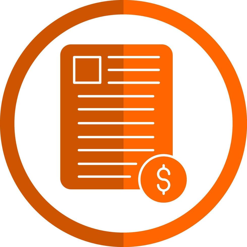 Invoice Vector Icon Design