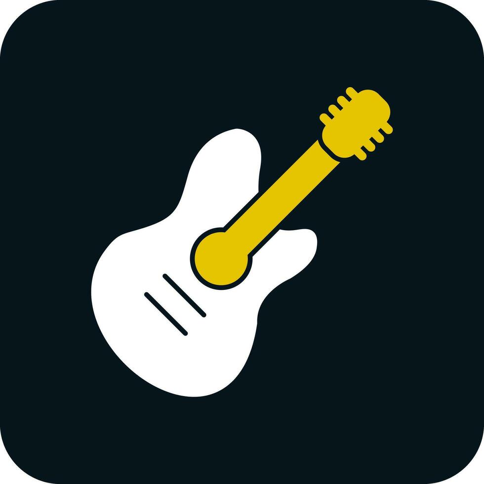 diseño de icono de vector de guitarra