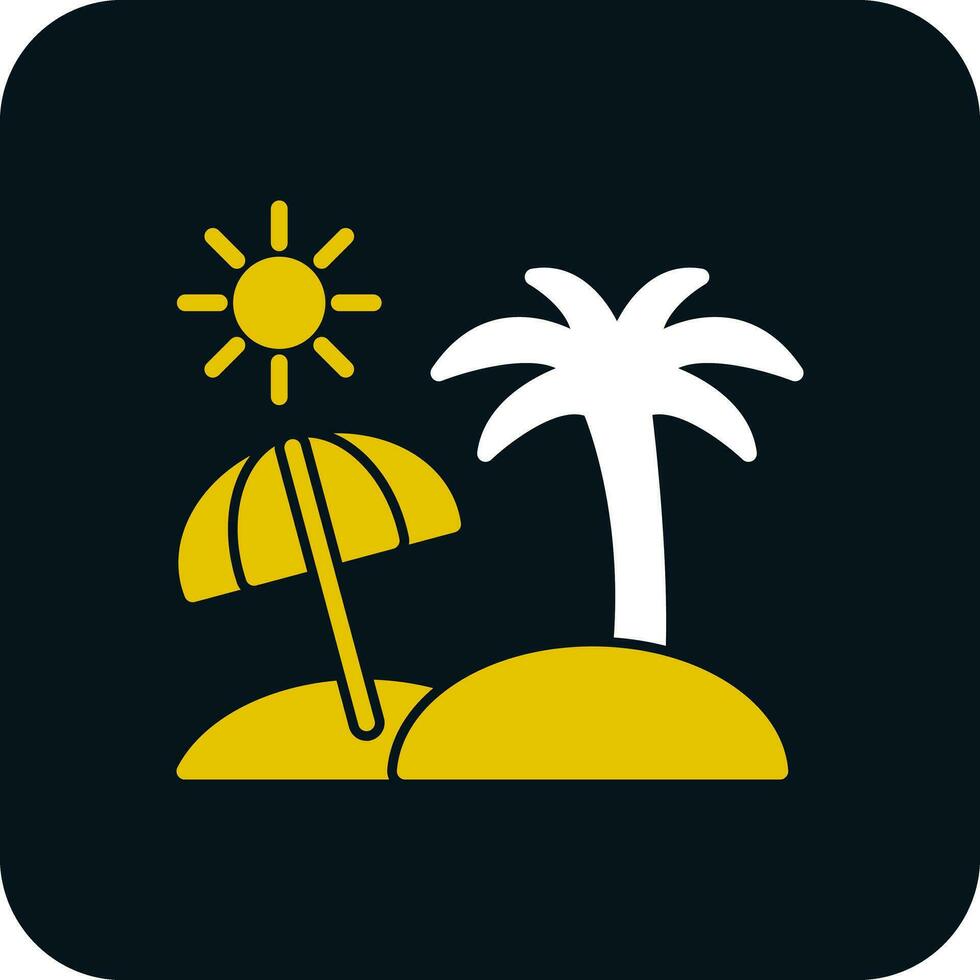 Beach Vector Icon Design