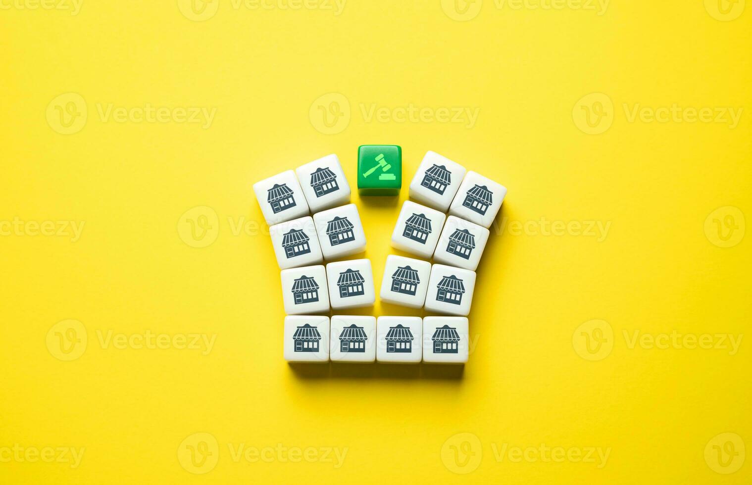 Separation of business through legal process in court. Division of 