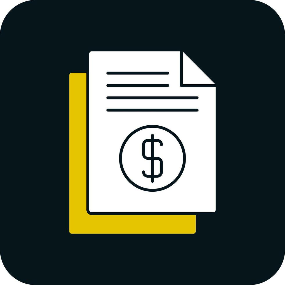 Invoice Vector Icon Design