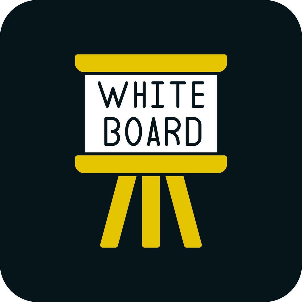 Whiteboard Vector Icon Design