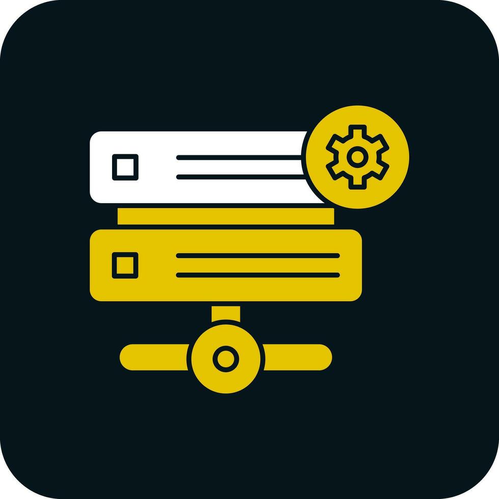 Hosting Vector Icon Design