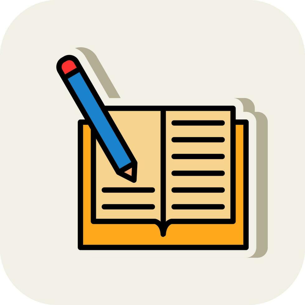 Homework Vector Icon Design