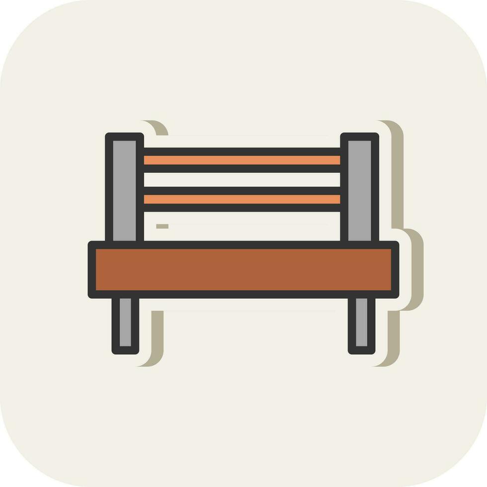 Bench Vector Icon Design