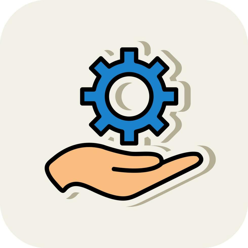 Technical Assistance Vector Icon Design