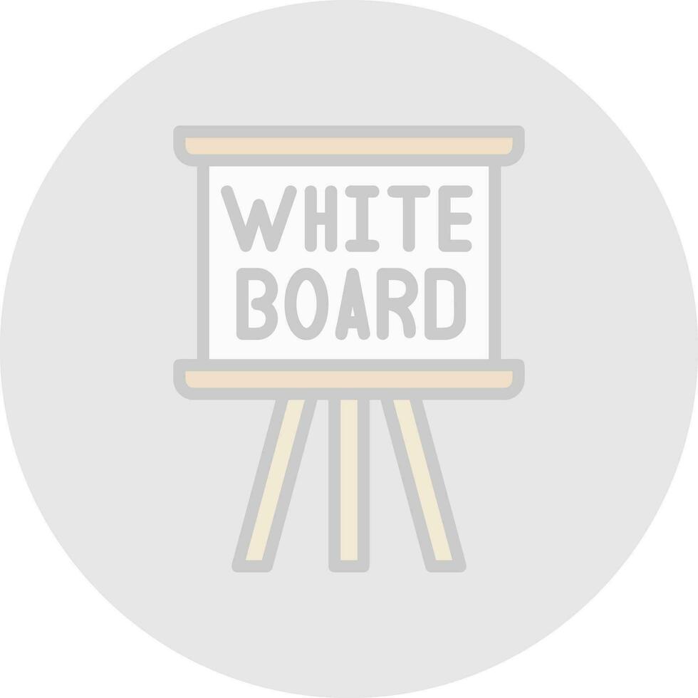 Whiteboard Vector Icon Design