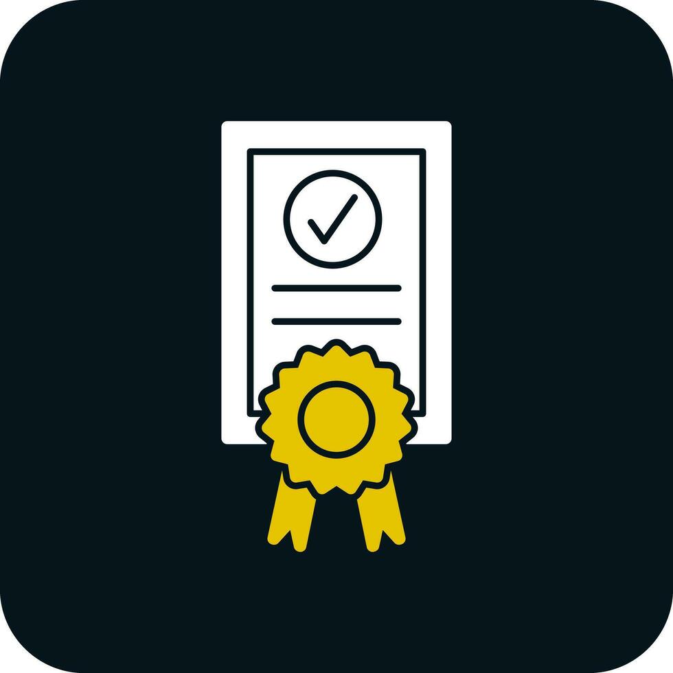 certificar vector icono diseño