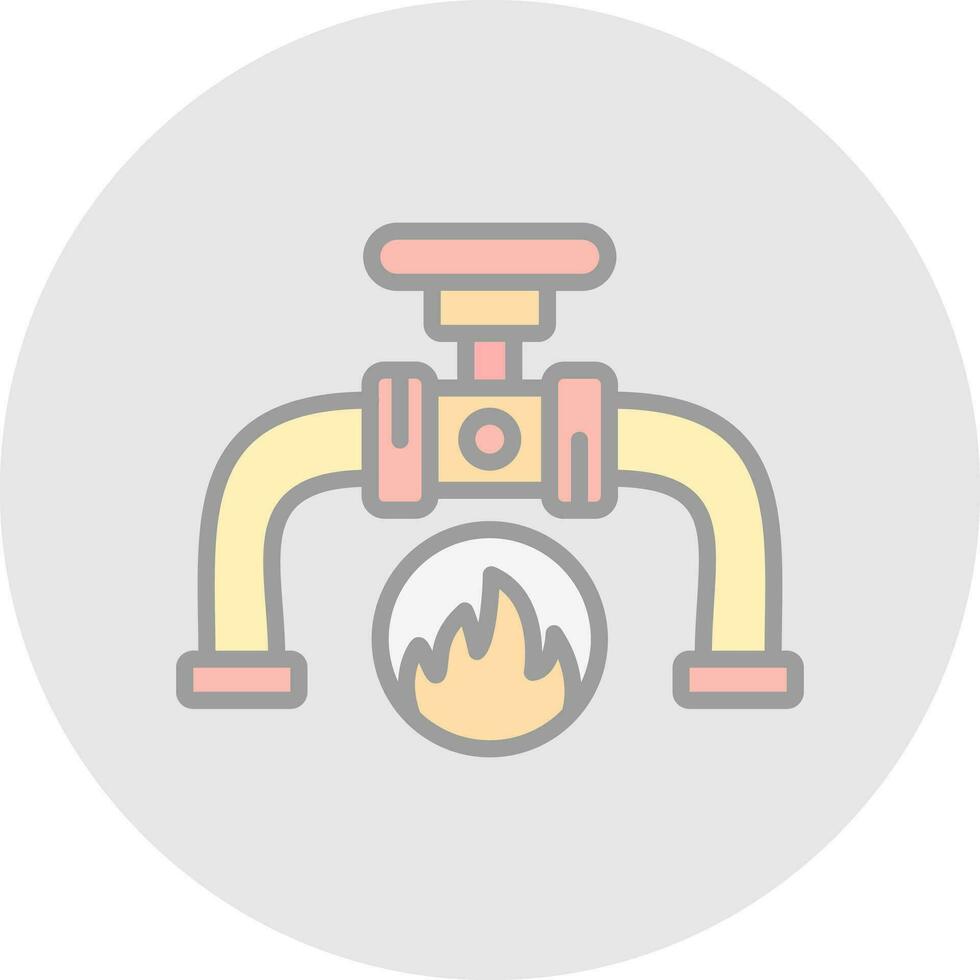 diseño de icono de vector de gas