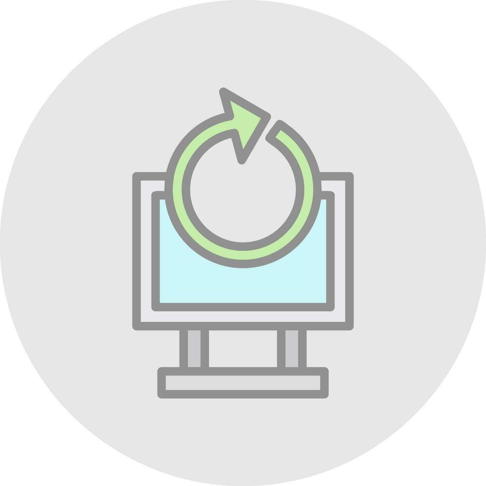 Data Recovery Vector Icon Design