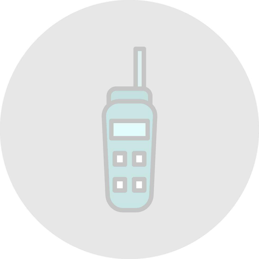 Walkie talkie Vector Icon Design