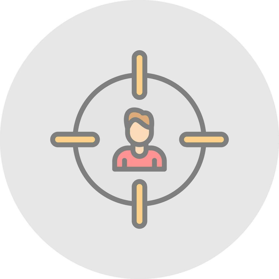 Target Audience Vector Icon Design